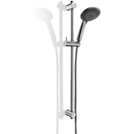 Barra de ducha con flexo de metal cromado - Paffoni Prestige