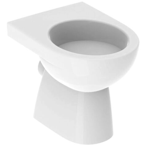 Inodoro de suelo blanco brillo - Geberit Selnova - Con copri wc Standard
