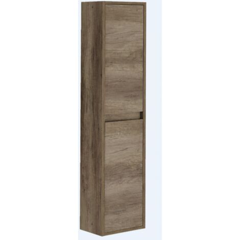 Columna de baño suspendida 30x140 cm nordik con dos puertas - Ravenna