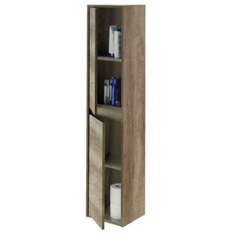 Columna de baño suspendida 30x140 cm nordik con dos puertas - Ravenna