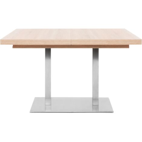 Mesa extensible 120 x 80 cm roble claro - Schio (1/5)