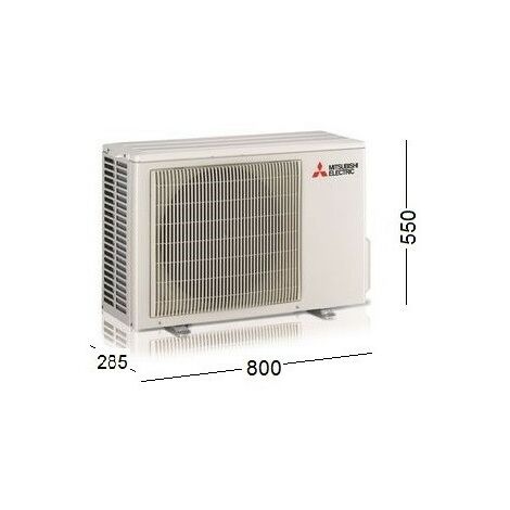 Aire acondicionado Mitsubishi Mono Split 12000 Btu Plateado A+++ A++