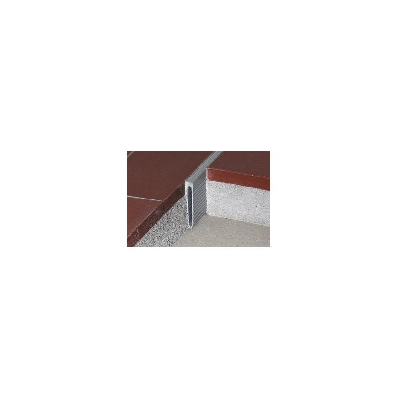 Profilé de fractionnement pour pose scellée DILEX MOP - Gris- Hauteur 35 mm - Barre de 2,5 M - Prix au ML
