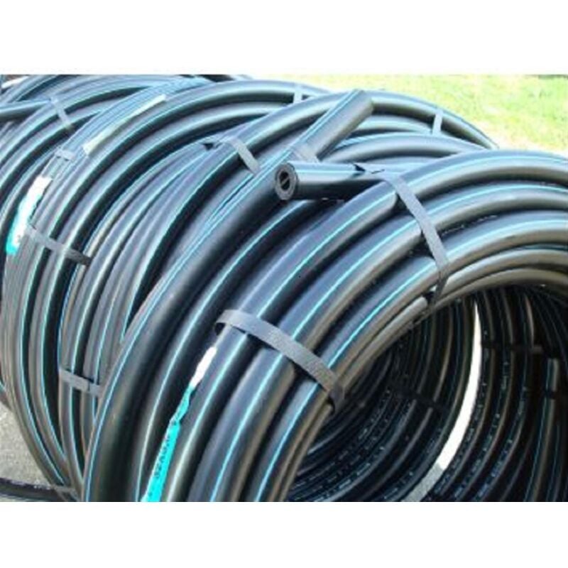 Tube POLYBLEU PE100 pour eau potable - Couronne de 100 mètres - PE 100 - 12,5 Bar