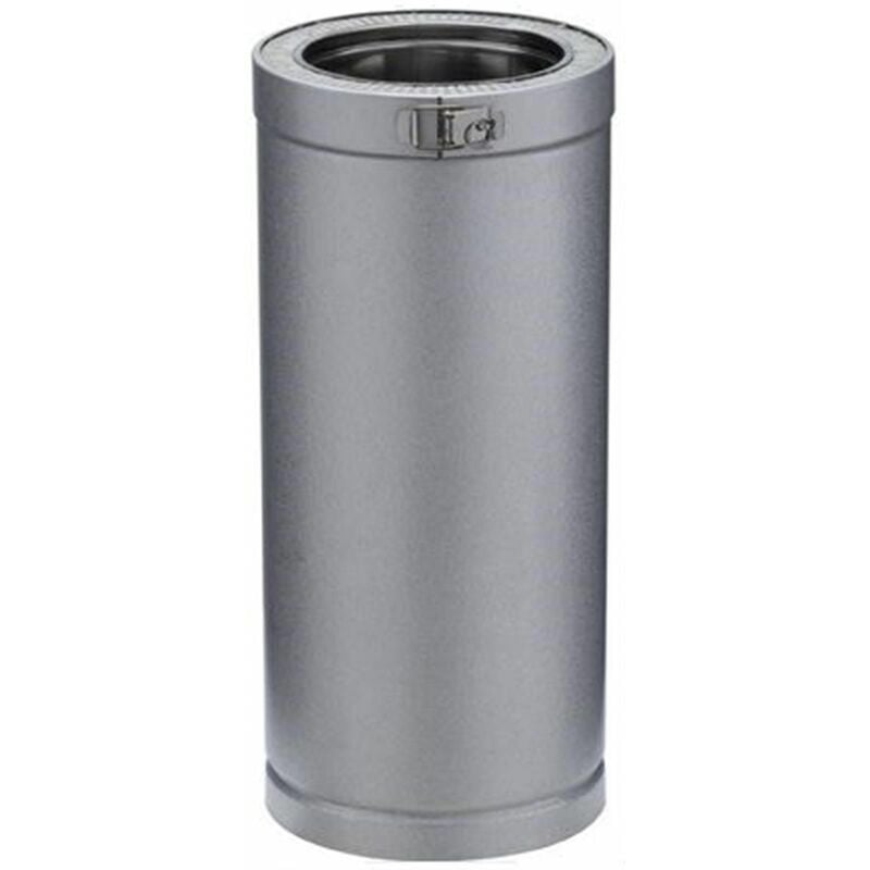 Tuyau Poujoulat Inox-Galva D 150 Lg 45cm Conduit Rigide Isolé