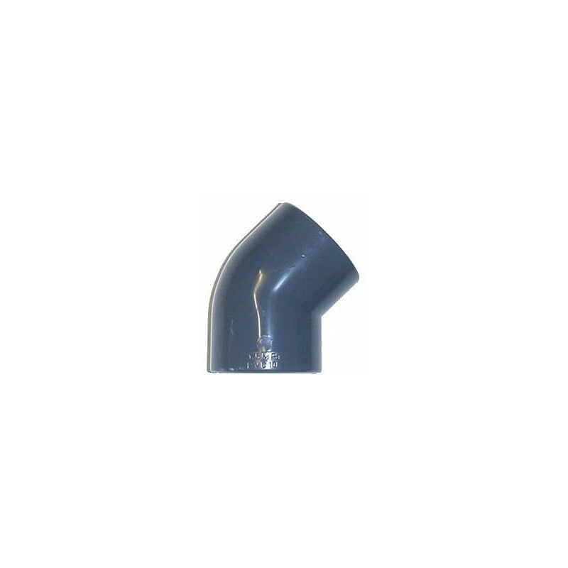 Coude 45° femelle à coller - Diamètre: 50 mm