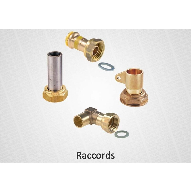 Raccord gaz b-p fer/fer MF 1p+ joint 20x150/bouteille la piece