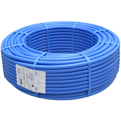 Tube PER nu bleu Ø16x20 – Couronne 240m – Souple pour installations chauffage et distribution d'eau – Classe 2, 4 et 5 – Barbi Blansol