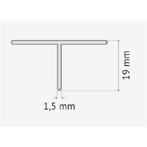 Croisillons T 2 ou 3 mm