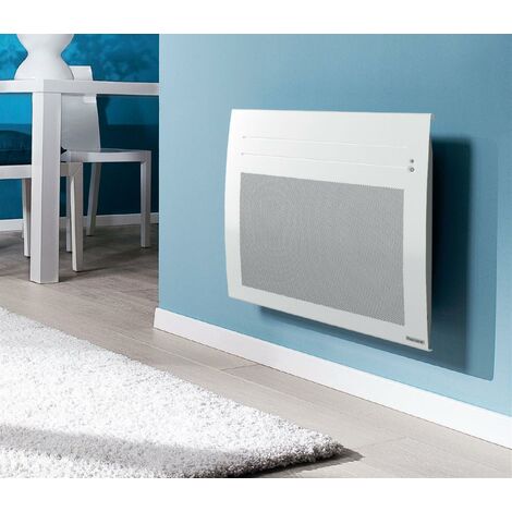 Thermor – Radiateur électrique panneau rayonnant 1500W horizontal blanc – Corps en aluminium – Application Cozytouch pour pilotage à distance