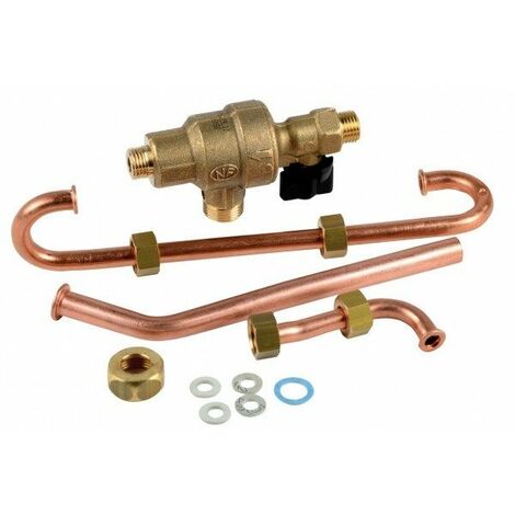 Elm Leblanc – Disconnecteur pour chauffage central – Laiton et cuivre – Filetage plomberie 1" – Largeur 3/4" – Évite le reflux d'eau potable (1/6)