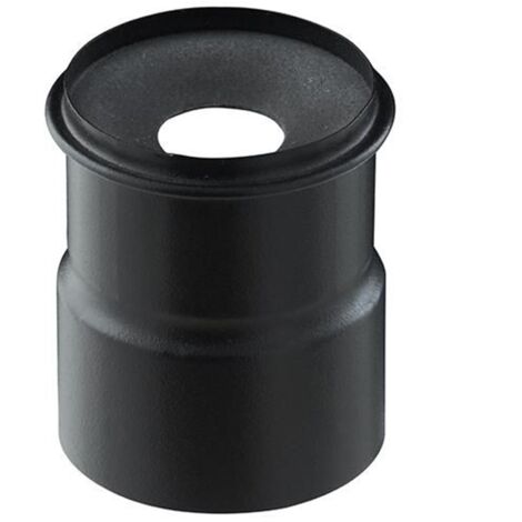 Adaptateur air étanche à membrane conduit flexible - PGI pour poêles à Pellets - Couleur : INOX