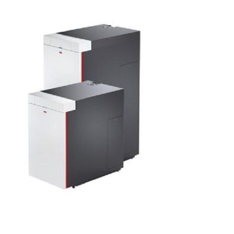 Riello – Chaudière fioul à condensation 35VLN B100 – Chambre de combustion horizontale – Émissions NOx classe 3 – Corps acier inoxydable