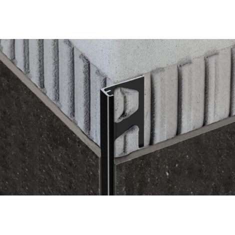 Schluter – Profilé de finition sol et mur en aluminium blanc mat – Hauteur 11 mm – Longueur 2,5 m – Protection contre abrasions et chocs
