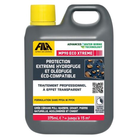 Protection extrême hydrofuge et oléofuge éco-compatible MP90 ECO XTREME - Le bidon de 375 mL