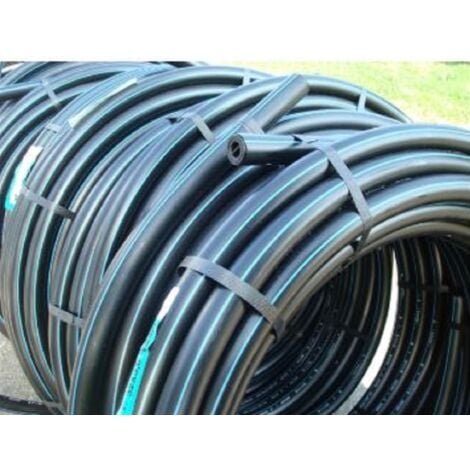 Tube POLYBLEU PE100 pour eau potable - Couronne de 100 mètres - PE 100 - 12,5 Bar