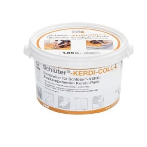 Colle d&8217étanchéité bi-composant pour raccords et joints singuliers-KERDI-COLL-L - Seau de 1,85 kg