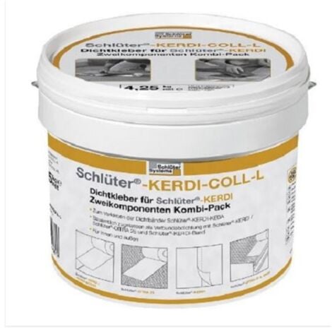 Colle d&8217étanchéité bi-composant pour raccords et joints singuliers-KERDI-COLL-L - Seau de 1,85 kg