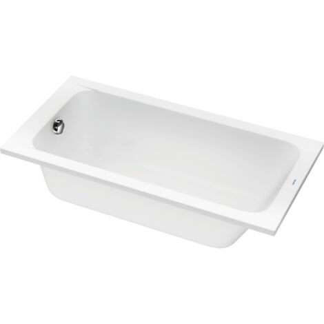 Duravit – Baignoire rectangulaire 150 x 75 cm – Acrylique sanitaire blanc – Dossier incliné pour confort – Volume 95 litres