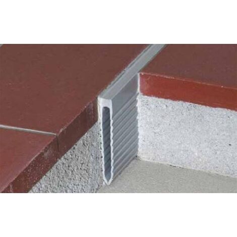 Schluter – Profilé de finition sol et mur 50 mm – Longueur 2,5 m – PVC dur recyclé – Joints de fractionnement pour revêtements en céramique