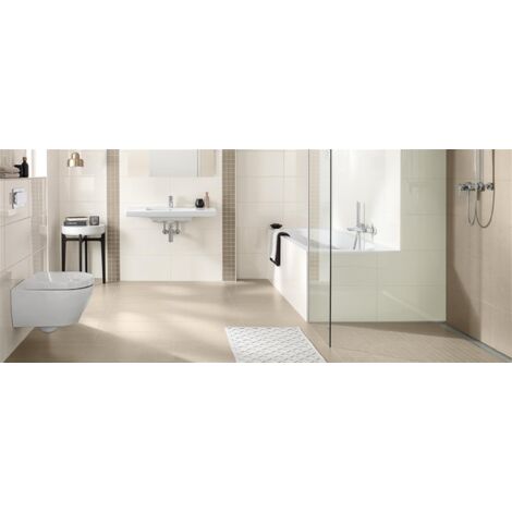 Série WHITE AND CREAM - 30 x 60 WHITE AND CREAM Blanc mat (1/5)
