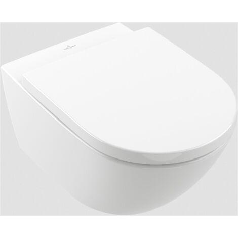 Combi Pack WC suspendu sans bride SUBWAY 3.0 Twist Flush - Blanc- Sortie horizontale