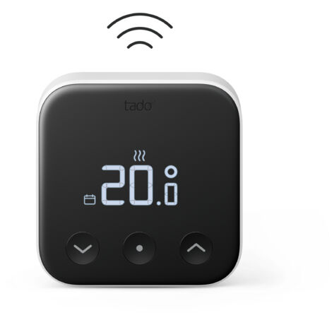 Sonde d'ambiance sans fil – Capteur de température précis – Module complémentaire pour têtes thermostatiques intelligentes – Gestion de chauffage connecté – Tado (1/5)