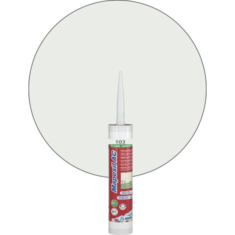 Silicone MAPESIL AC MAPEI  310 ml - 103 Lune blanche