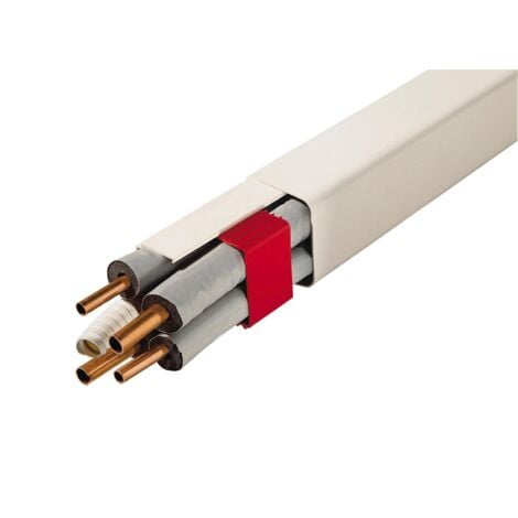 Goulotte ARTICA - Protection pour Liaisons Frigorifiques - 80X60 - 2ML - Blanc