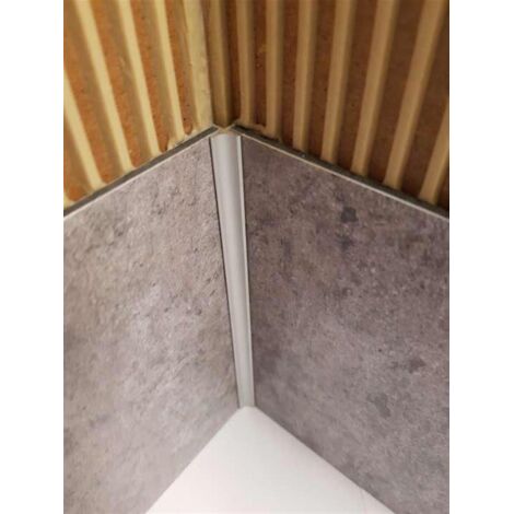 Roth – Profilé angle 90° intérieur 255 cm – Aluminium composite – Pour panneaux VIPANEL 3 mm – Finition esthétique durable