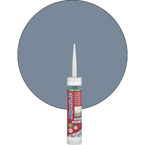 Mastic silicone MAPESIL AC - Coloris: 125 Gris château (1/4)