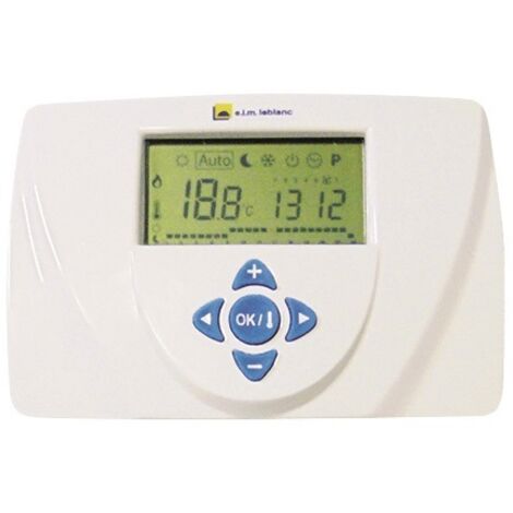 Thermostat d’ambiance sans fil programmation hebdomadaire TRL 7.26 RF - ELM LEBLANC - 7716780150