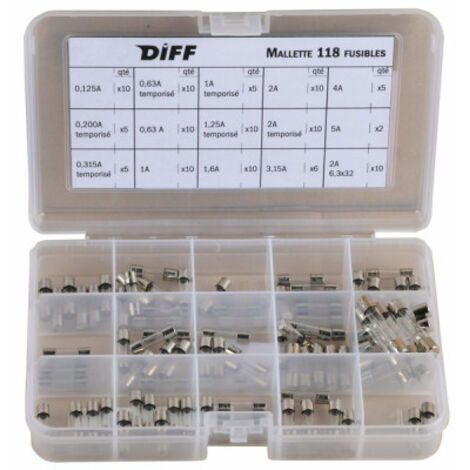 Mallette fusibles en verre 118 pièces - DIFF (1/2)