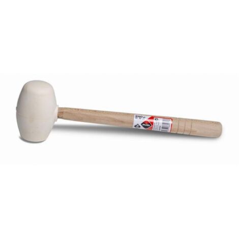 Maillet caoutchouc Blanc pointe ronde 250 g RUBI - 66905