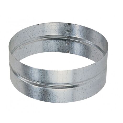 Atlantic – Raccord VMC mâle galva D160 – Diamètre 160 mm – Résistant et durable – Installation sécurisée – 523422