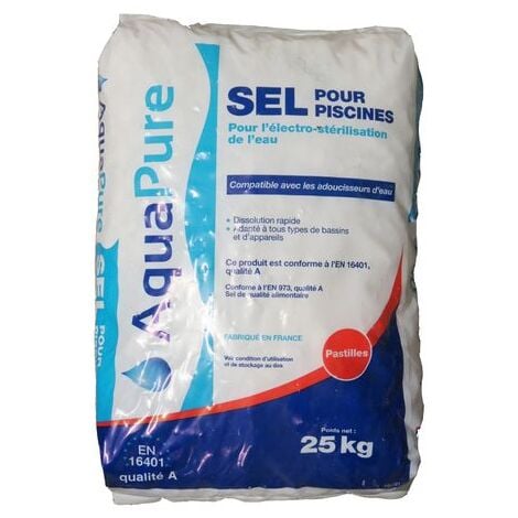 Sel pour Piscine NEPTUNE - Sac de 25 kg