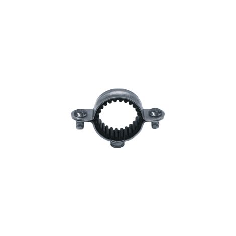 Fischer – Collier de serrage isophonique 40 mm – Acier zingué blanc – Pour embase taraudée 7 x 150 – Usage professionnel