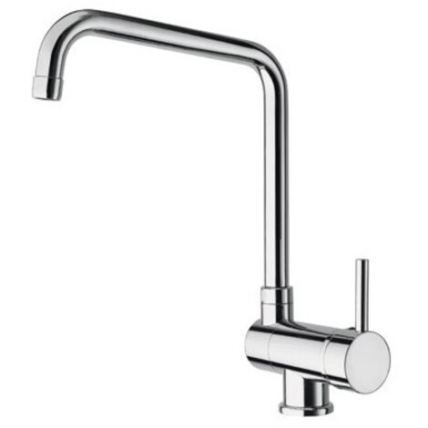 Mitigeur évier monotrou bec basculant CUCINA - Chromé (1/6)