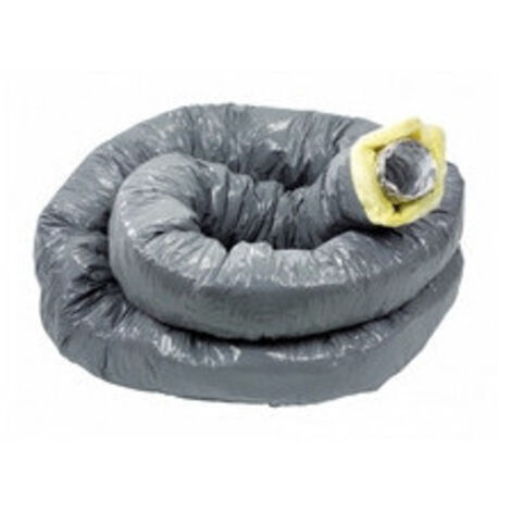 Atlantic – Gaine VMC souple aluminium isolée 80mm – Épaisseur 25mm – Conduit type T pour installations de VMC – Pare-vapeur en PVC