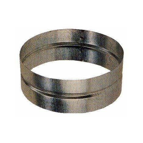 Atlantic – Raccord VMC mâle galva Ø125mm 523421 – Acier galvanisé pour conduits rigides – Montage par emboîtement – Étanchéité assurée