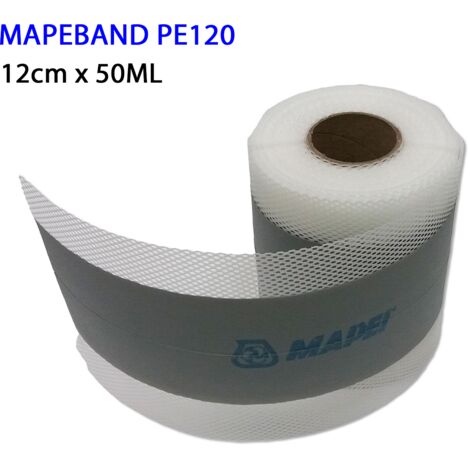 Ruban PVC pour étancheité liquide MAPEBAND PE 120 MAPEI  50 mètres