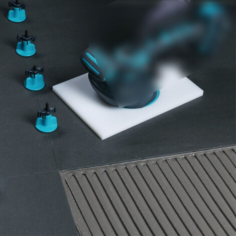 Plaque de transfert pour batte vibrante - Dimensions: 260x180 mm avec orifice Ø130mm