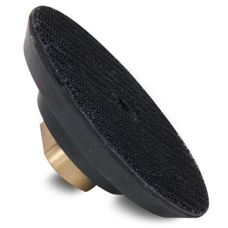 Support disque polissage 100 mm M14 – Fixation VELCRO pour disques RUBI – Pour surfaces irrégulières – 62986 (1/2)