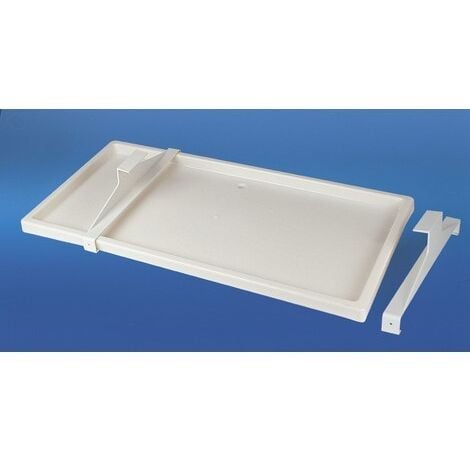Bac de récupération - Bac à condensats en plastique 940 X 420 mm - Sortie 16-18-20 mm