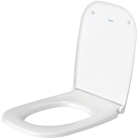 Abattant WC Softclose D-CODE – Charnières inox pour montage facile – Design lisse pour nettoyage rapide – Compatible avec cuvettes Duravit