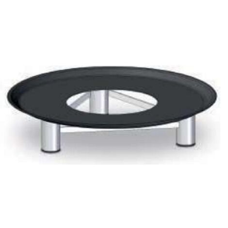 Domusa – Socle chauffe-eau Hydrinox – Accessoire pour chauffe-eau électrique – Diamètre 570 mm – Hauteur 110 mm – Coloris noir