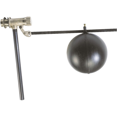 Jetly – Robinet à flotteur 3/4 Mâle standard – Corps laiton chromé – Flotteur Ø150mm – Débit max 5m3/h – Pression 10 bars