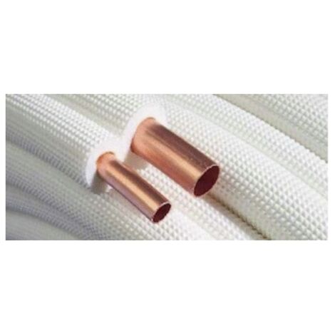 Liaisons frigorifiques double tube LAPONIA isolées M1 - bi-tube 3/8 - 5/8" couronne de 20ml