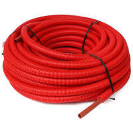 PEX-b Tubes PER Pregainés simple - 10x12 - Rouge - 100m