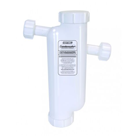 Sentinel – Neutraliseur de condensats pour chaudières à condensation jusqu'à 70 kW – Raccords de 32 mm fournis – CONDENSAFEPLUSFR (1/5)